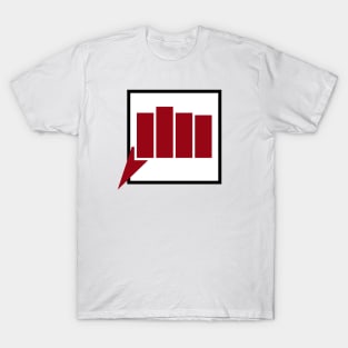 Karate Fist - Red on White T-Shirt